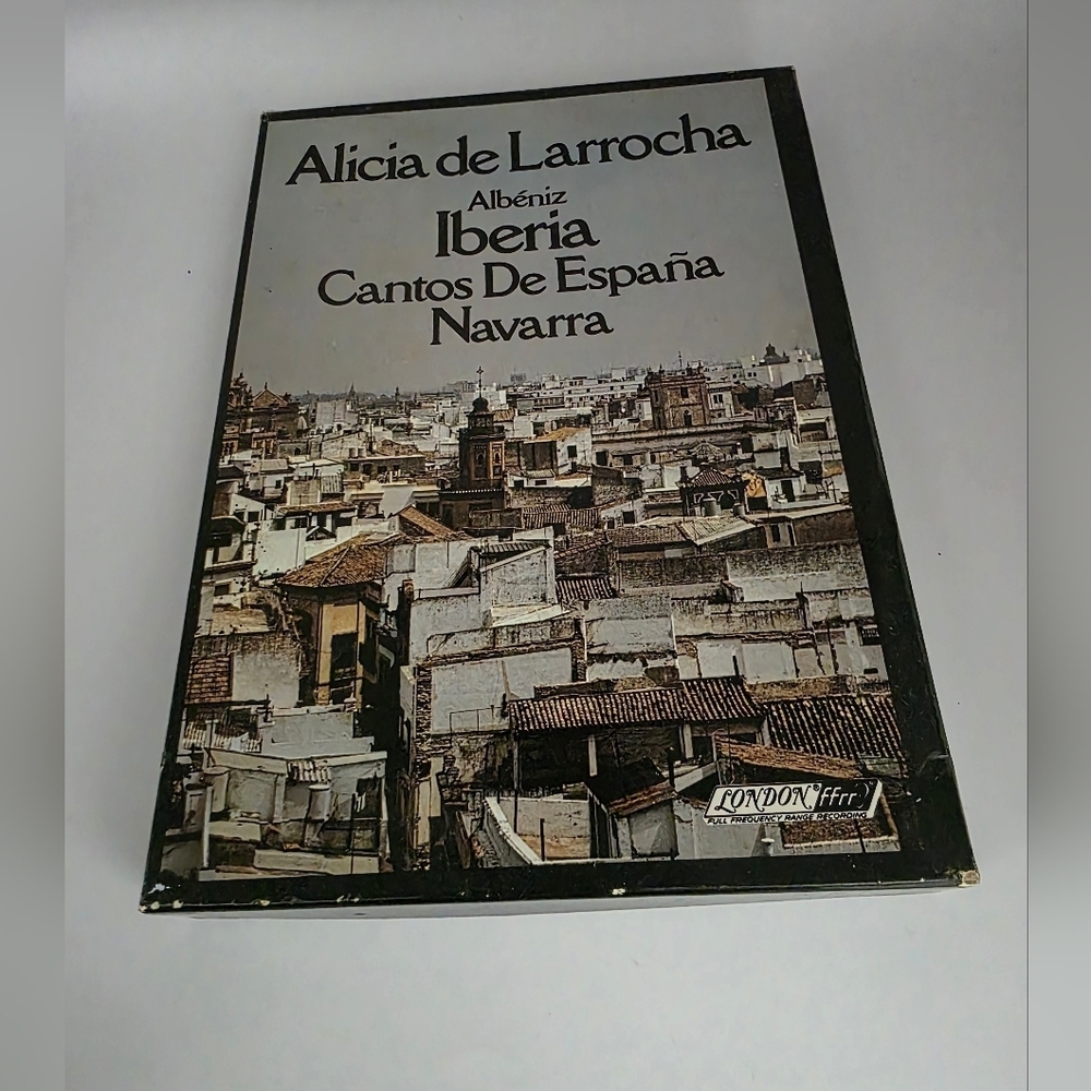 Alicia de Larrocha Iberia Album Cover